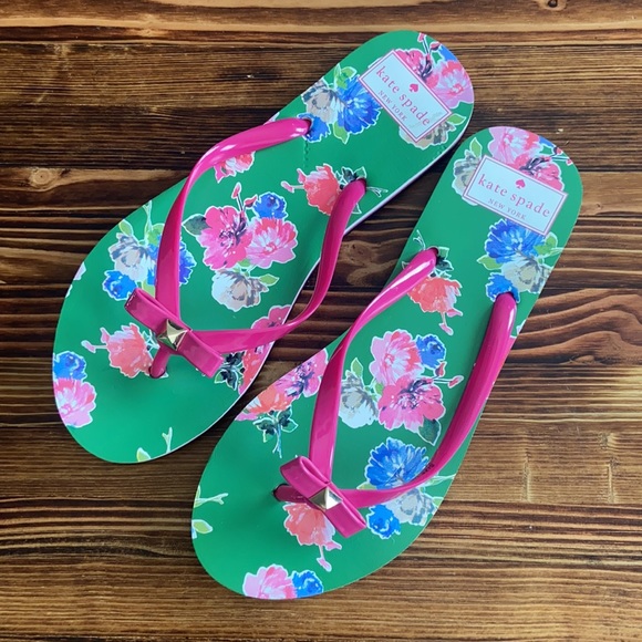kate spade Shoes - ❗️FINAL SALE! Kate Spade New York Floral Flip Flops 7M